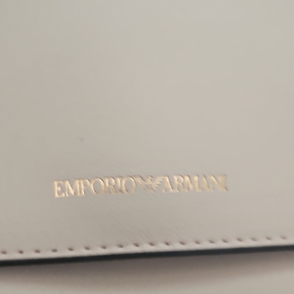 Emporio Armani Cream Minimalist Crossbody Bag - Picture 7 of 7